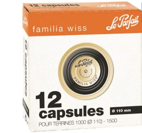 Le Parfait capsules - Familia Wiss Ø 110 mm (12 stuks) 