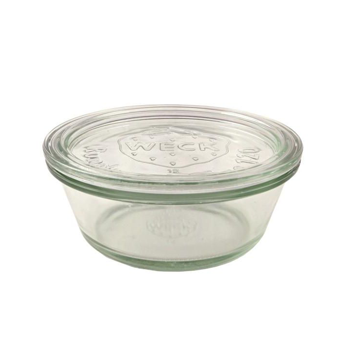 WECK Gourmetglas 300 ml mit Glasdeckel, Rundrand 120