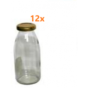 Fles Axy 250 ml - schroefdeksel (12 stuks) 