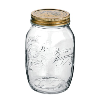 Quattro stagioni Schraubglas 1000 ml mit Deckel 
