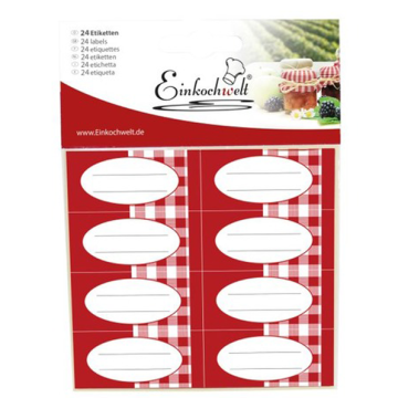 Einkochwelt Set Etiketten (24) 