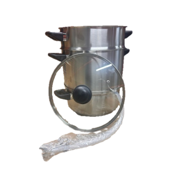 Ontsapper Inox + Deksel Glas - Inductiegeschikt 