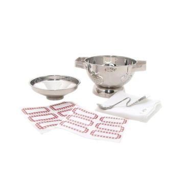 Kilner set avec passoire/entonnoir/cuillere à confiture/etamine 