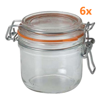 Le Parfait Bügelglas 350 ml Ø 85 mm (6 Stück) 