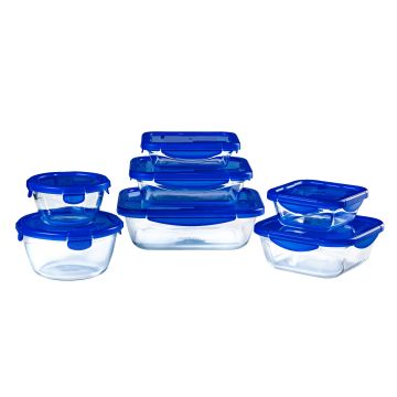 Pyrex Cook & Go – Set mit 7 Aufbewahrungsschalen 