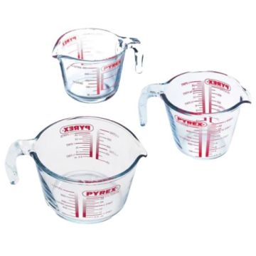 Pyrex Messbecher (3 Stück) 
