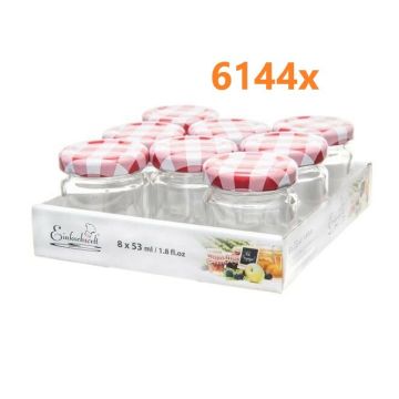 bocal à confiture couvercle Twist Off 53 ml (par palette 8 x 768 sets) 