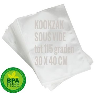 Sacs de cuisson sous vide 30 x 40 cm - 50 pièces avec microstructure (115 degrés) 