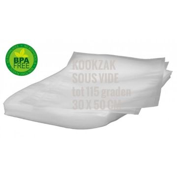 Sacs de cuisson sous vide 30 x 50 cm - 50 pièces avec microstructure (115 degrés) 