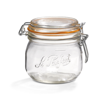 Le Parfait Bügelglas 500 ml Ø 85 mm  (rundes Modell) 