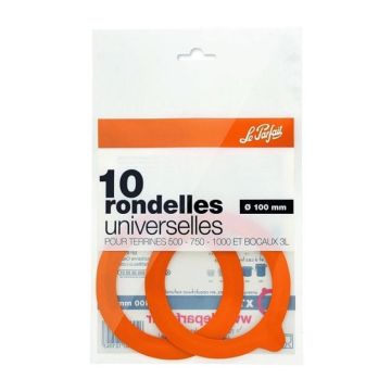 Le Parfait Einkochringe Ø 100 mm - 79 x 108 mm (10 Stück) 