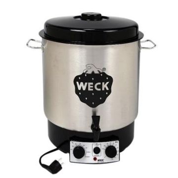 WECK Inmaakketel volautomatisch WAT 25A RVS - met rooster en kraantje 