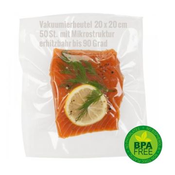 Sachets de conservation pour appareil de mise sous vide 20 x 20 cm - 50 pcs. 