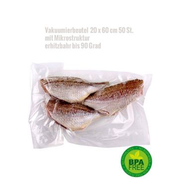 Sachets de conservation pour appareil de mise sous vide 20 x 60 cm- 50 pcs. 