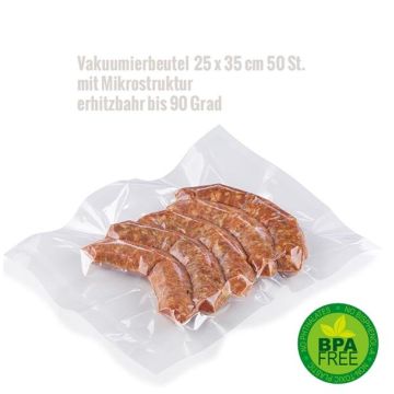 Sachets de conservation pour appareil de mise sous vide 25 x 35 cm- 50 pcs. 