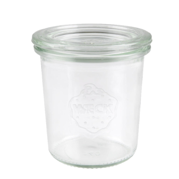 WECK Bocal droit 140 ml - RR60 - avec couvercle 