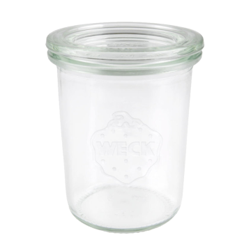 WECK bocal droit 160 ml - RR60 - avec couvercle 