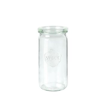 WECK Bocal cylindrique 340 ml - RR60 - avec couvercle 