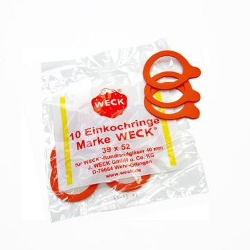 WECK Einkochringe Ø 40 mm - 39 x 52 mm (10 Stück) 