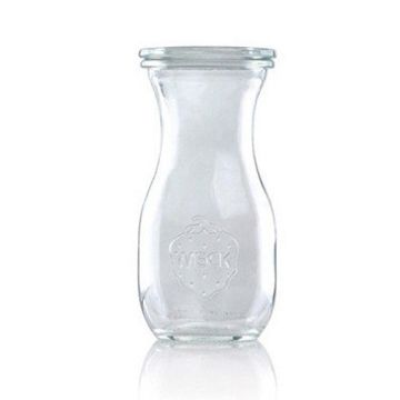 WECK Bouteille à jus 290 ml - RR60 - avec couvercle 