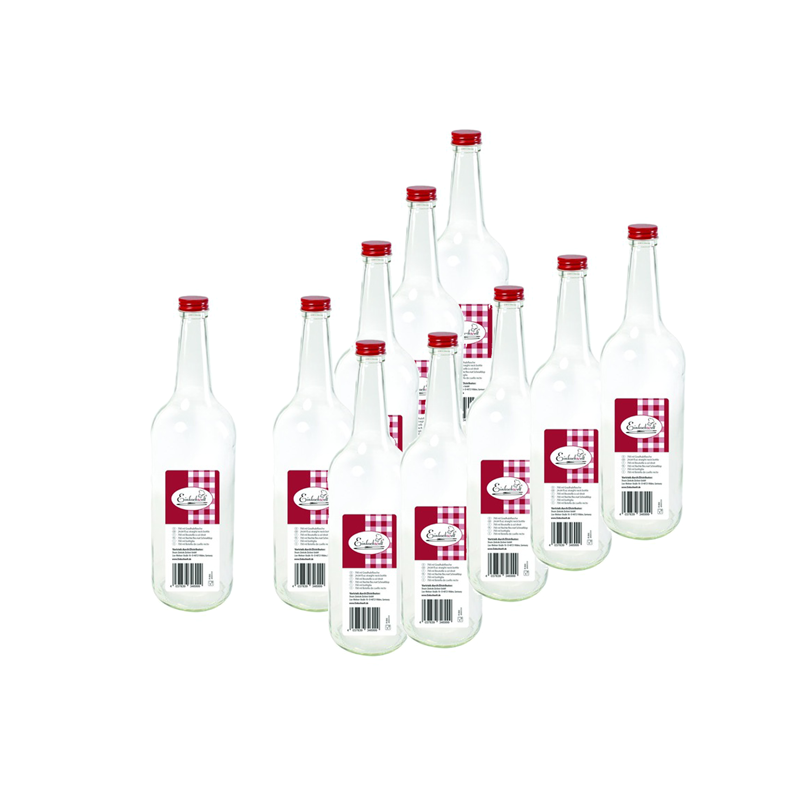 Karu Macadam Ben depressief Einkochwelt - doos 6 flessen - rond - 700 ml - schroefdop rood - per pallet  - 75 dozen | WECKENonline.com