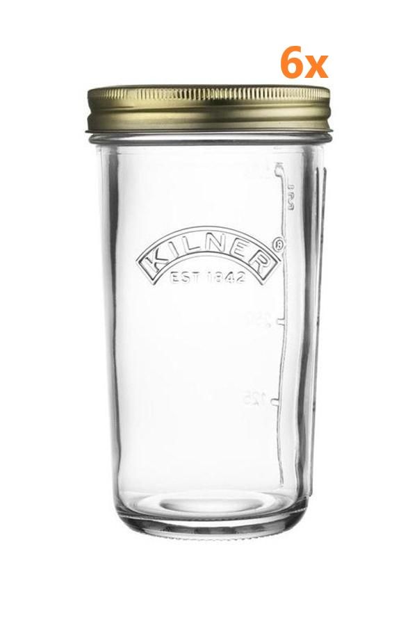 Kilner Einmachglas wide mouth 500 ml (6 Stück)