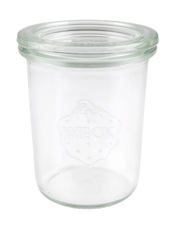 kapperszaak storm Opknappen WECK stortglas 160 ml - Ø 60 mm - met glasdeksel