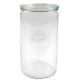 WECK cylinder model 1500 ml - Ø 100 mm - met glasdeksel 