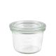 WECK Stortglas 80 ml - Ø 60 mm - met glasdeksel 