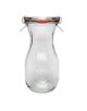 WECK Sapfles 290 ml - Ø 60 mm - met glasdeksel inmaakringen weckklemmen (4 stuks) 