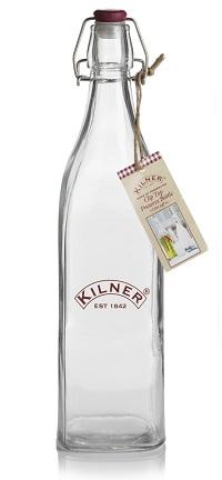 Kilner fles met kunststoffen beugelsluiting - 1 liter 